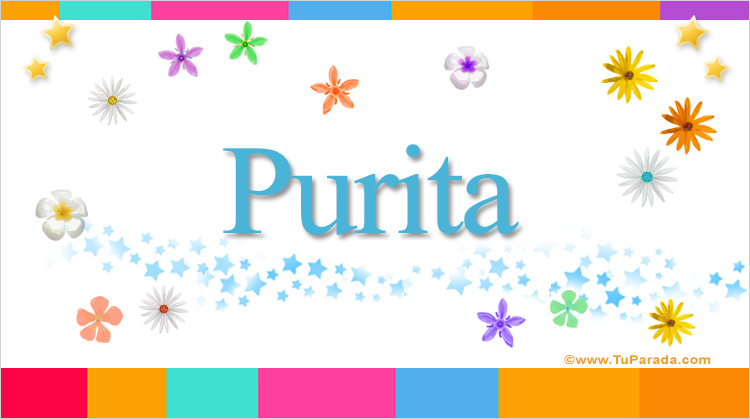 Nombre Purita, Imagen Significado de Purita