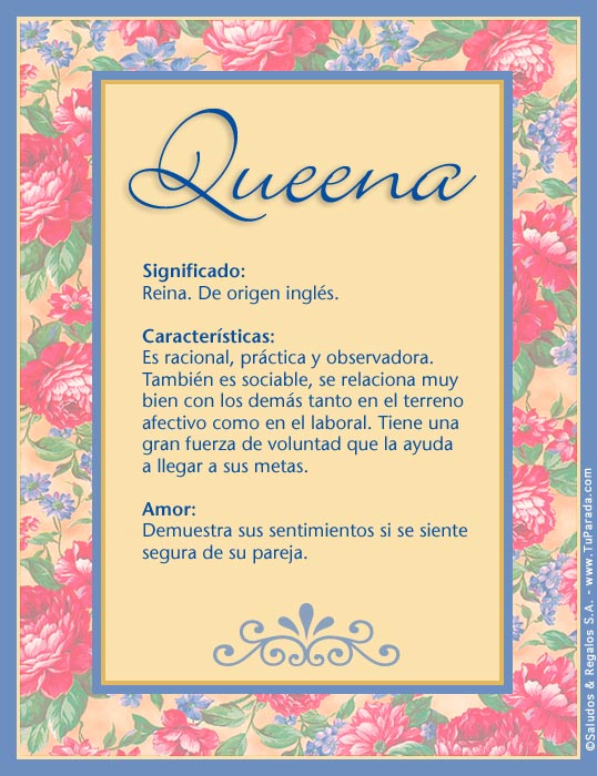 Tarjeta - Queena