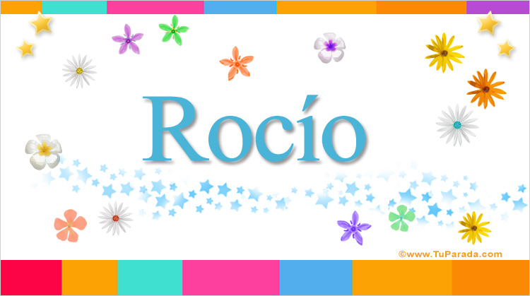 Nombre Rocío, Imagen Significado de Rocío