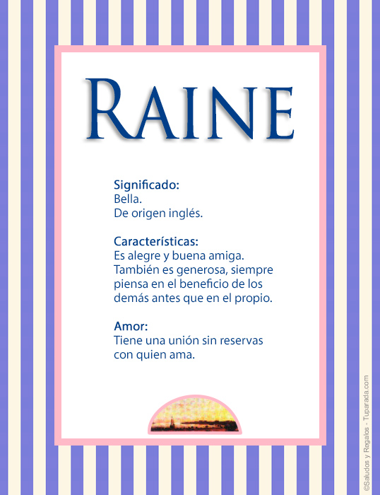 Tarjeta - Raine