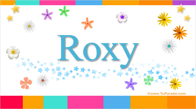 Nombre Roxy, Imagen Significado de Roxy