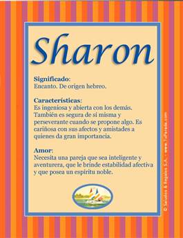 Significado del nombre Sharon