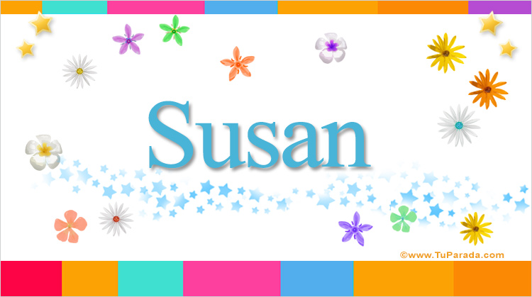 Nombre Susan, Imagen Significado de Susan