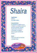 Shaira