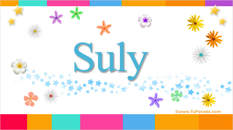Nombre Suly, Imagen Significado de Suly