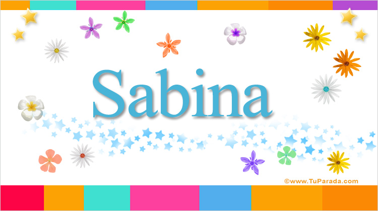 Nombre Sabina, Imagen Significado de Sabina