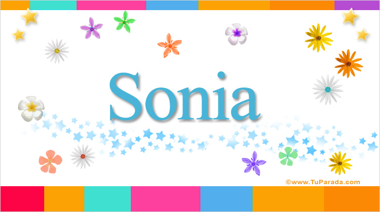 Nombre Sonia, Imagen Significado de Sonia