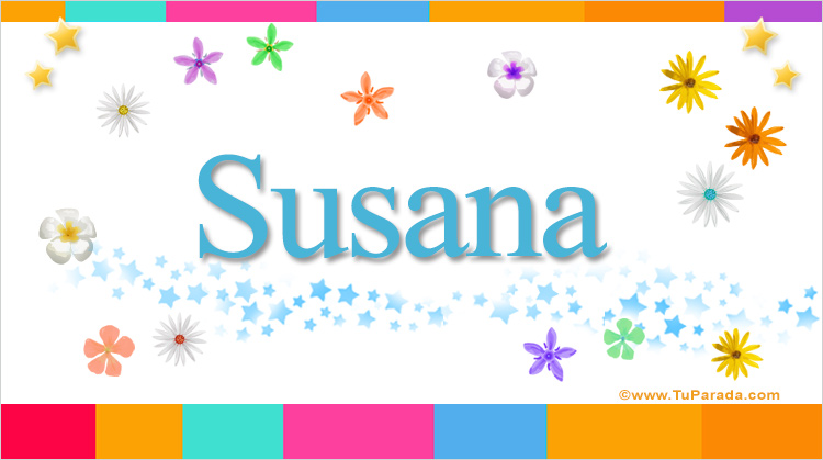 Nombre Susana, Imagen Significado de Susana