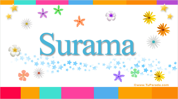 Nombre Surama, Imagen Significado de Surama
