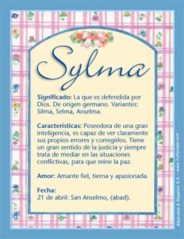 Significado del nombre Sylma
