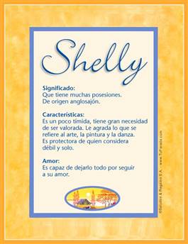 Significado del nombre Shelly