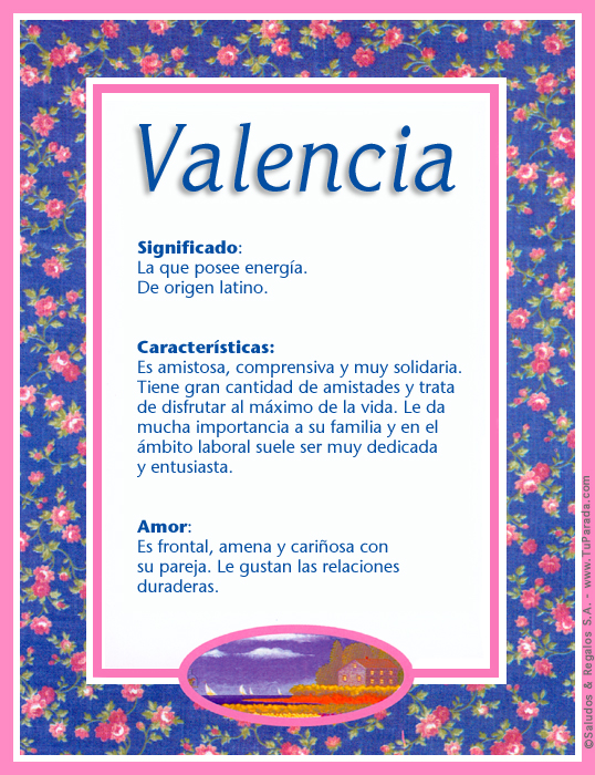 significado de valencia