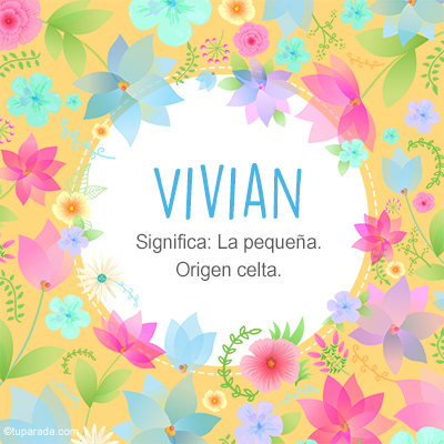 Significado Nombre Vivian