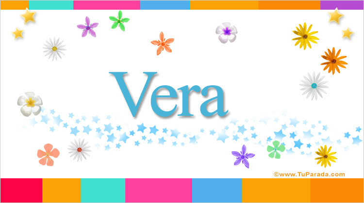 Nombre Vera, Imagen Significado de Vera