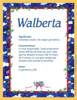 Nombre Walberta