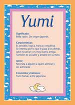 yumi meaning
