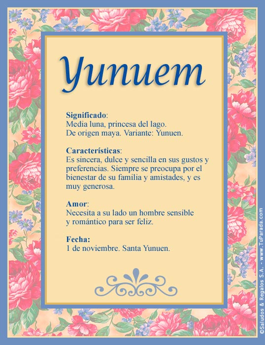 Tarjeta - Yunuem
