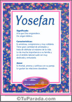 Yosefan