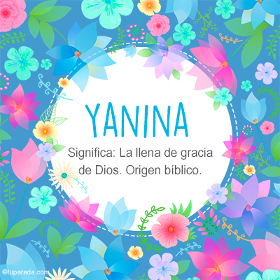 Significado Nombre Yanina