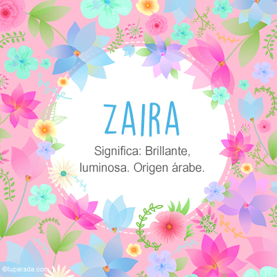 Significado Nombre Zaira