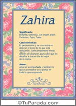 Zahira