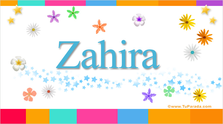 Nombre Zahira, Imagen Significado de Zahira