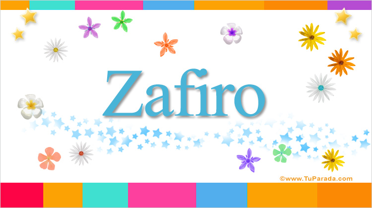 Nombre Zafiro, Imagen Significado de Zafiro