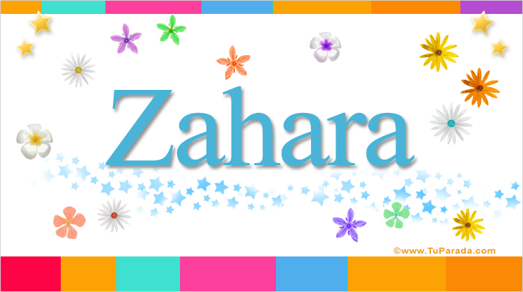 Nombre Zahara, Imagen Significado de Zahara