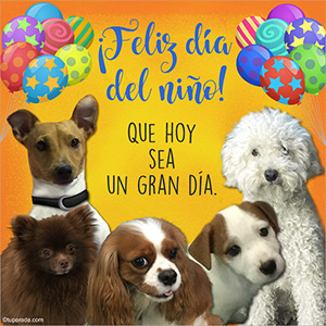 Tarjeta de Feliz día del niño