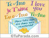 I love you sorpresa