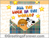 Good luck wish