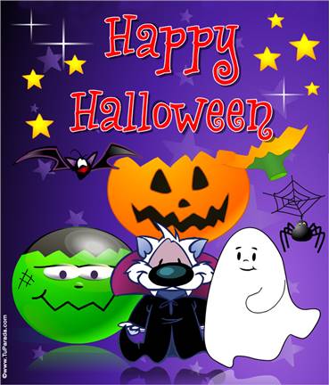 Cartão expansível: Halloween