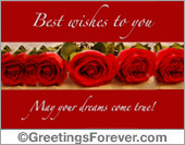 May your dreams come true!