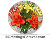 Happy Birthday with love.