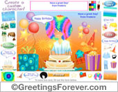 eCard for men to create original designs