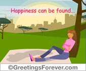 Happiness can be found...