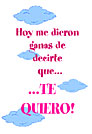 ¡Te quiero!