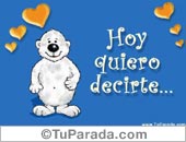 Hoy quería decirte...