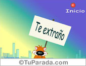 Te extraño en tarjeta flash.
