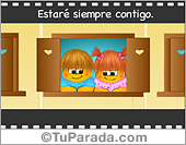 Tarjeta: Estaré siempre contigo