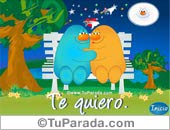Tarjeta Interactiva - Pega con el mouse las imágenes.