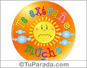 Te extraño mucho circular