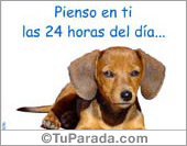 Te extraño con perrito