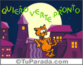 Quiero verte pronto.