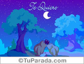 Tarjeta de Te quiero