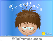 Tarjeta virtual de te extraño