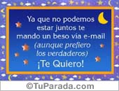 Te mando un beso...