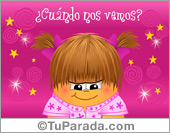 Tarjeta ¿Cuándo nos vemos?