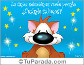 Postal ¿Cuándo nos vemos?