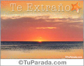 Te extraño con amanecer